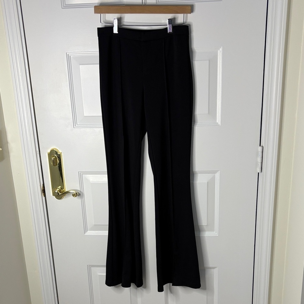 Jealous Tomato Classic Black Pintuck Bell Bottom Pants. Small